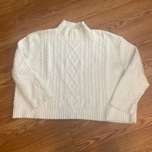 Mock neck sweater